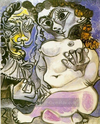 Mann et Frau nackt 3 1967 Kubismus Pablo Picasso Ölgemälde